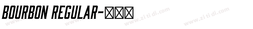Bourbon Regular字体转换